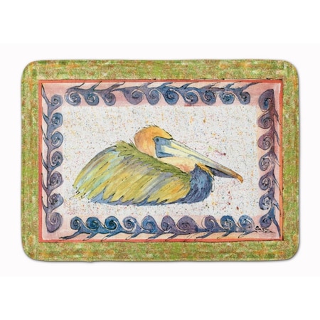 Carolines Treasures Bird Pelican Machine Washable Memory Foam Mat 8053RUG